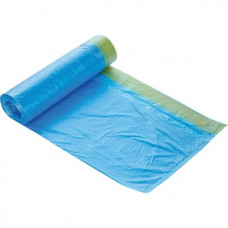 Мешки для мусора 60 л Greenpack синие (ПНД,14 мкм,в рулоне 20 штук)