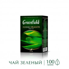 Чай Greenfield Flying Dragon зеленый 100 г не пакетиров.