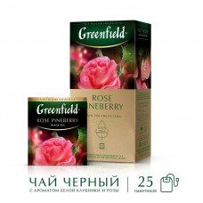Чай Greenfield Роуз Пайнберри черный 25 пак