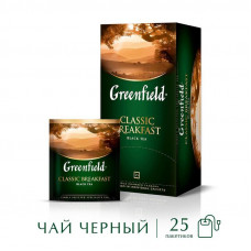 Чай Greenfield Classic Breakfast черный 25 пак