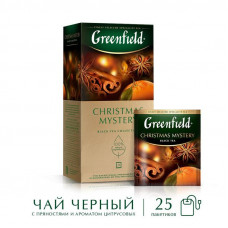 Чай Greenfield Christmas Mystery черный 25 пак
