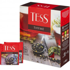 Чай Tess Thyme черный с чабрецом и цедрой лимона 100 пак