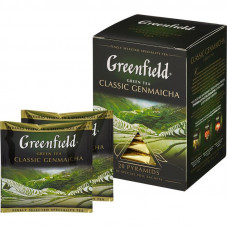 Чай Greenfield Genmaicha зеленый 20 пак